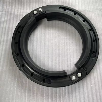 Pemasangan Runflat Bulat Hitam Dengan Sertifikasi Resistensi Kimia CE/ISO 9001